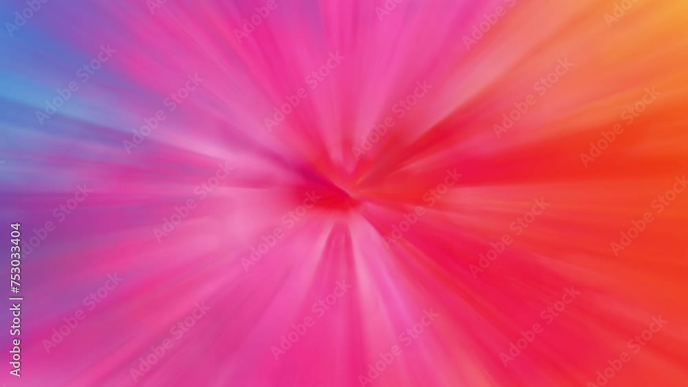 Poster neon liquid gradient. blurred multicolored abstract light background. infinite complex glowing radia