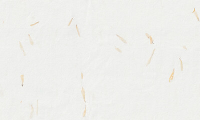 Yellow Petals Paper Texture. Antique Blank Hand Made Blank Sheet Fibers Background. Seamless...