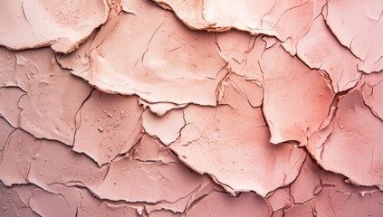 Fototapeta premium Close up creamy pink and tan texture background