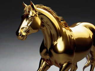 Golden horse
