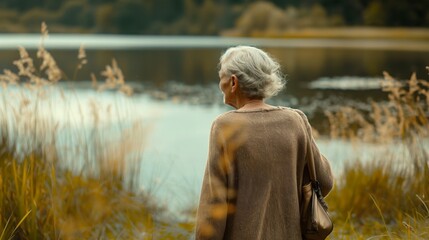 Loneliness among the elderly, loss of a spouse, widow, widowhood, life after the loss of a loved one, mental health of the elderly, care for seniors, dignified aging, joy in old age, grandmother, excl