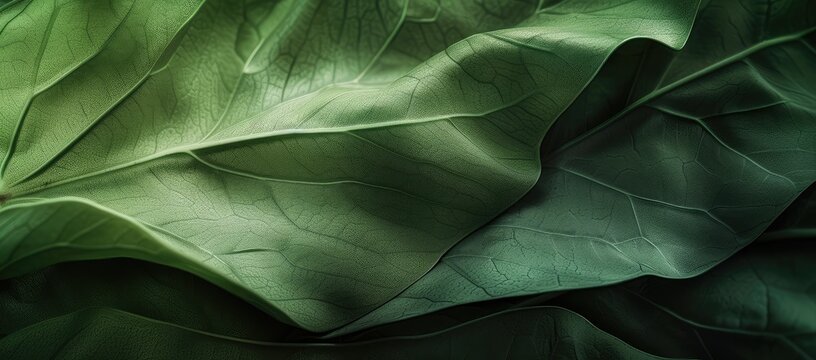 Abstract Green Leaf Texture for Background