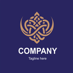 abstract logo design element for company