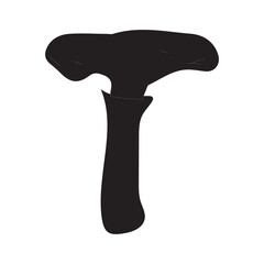 Mushroom icon illustration. Cartoon vector mushrooms clipart. Vector isolated on white background. EPS 10