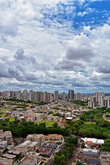 Panoramic view of Ribeirao Preto city in Sao Paulo, Brazil