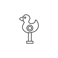 duck vector type icon