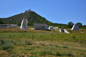 Archeopark Pavlov in Moravia. The newly opened archeopark was created on the site of a prehistoric settlement from the Young Paleolithic period. The exhibits are located underground.