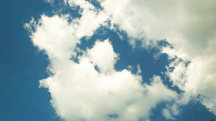 blue sky with clouds