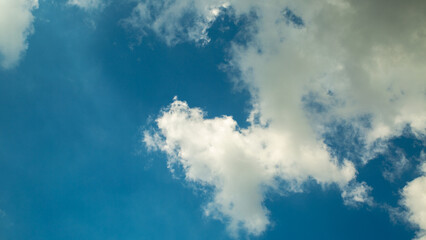 blue sky with clouds