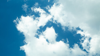 blue sky with clouds