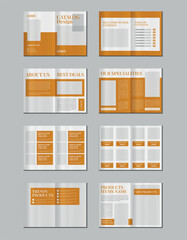 Catalogue design or product catalog template design - obrazy, fototapety, plakaty