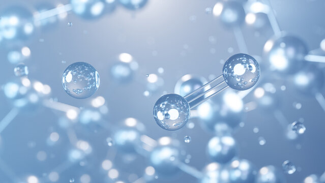 sodium cyanide molecular structure 3d, flat model, salt, structural chemical formula view from a microscope