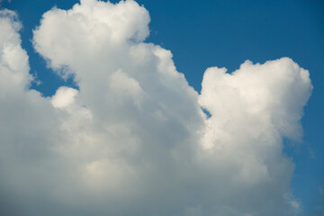 blue sky with clouds