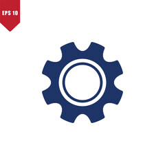 Gear icon vector logo template
