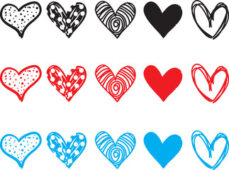 Heart Vector Art, Icons, and Graphics and love vector deisgn bundle   for Free Download 