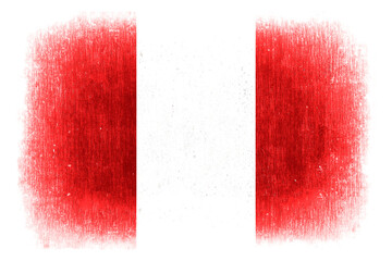 Austria painted flag