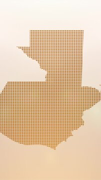 Mobile Vertical Resolution 1080x1920 Pixels, Guatemala Map Opener on Minimal Background, 
Multi Purpose Background Useful for Politics, Elections, Travel, News and Sports Events