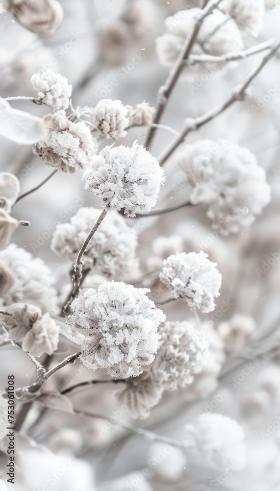 Aufkleber elegant spring abstract background in soft white hues for a minimalistic and serene design concept