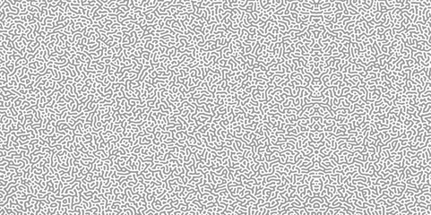 Turing ornament halftone puzzle pattern vector background. turing pattern. Monochrome Turing reaction background. Abstract diffusion pattern with chaotic shapes. Vector illustration.