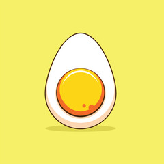 fried egg vector illustration
