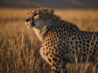 In the Realm of Speed, Showcasing Cheetahs Grace through Documentary Photography.