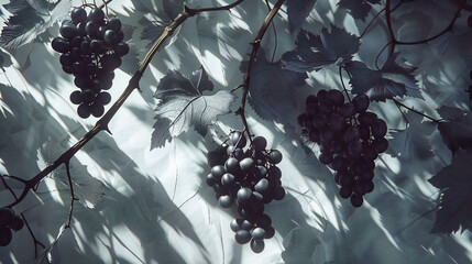 In the Heart of Autumn, Vineyards Whisper, Grapes Cluster in Natures Bounty, The Essence of Future Wines