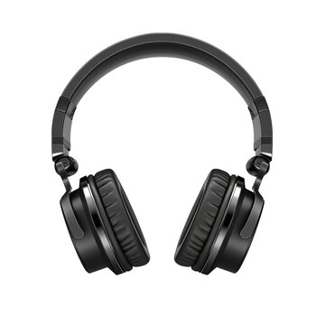 recommend clip art: 
                    Black headphones isolated on png transparent background