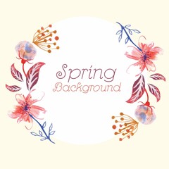 Fototapeta na wymiar Spring Background Design 10