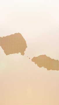 Mobile Vertical Resolution 1080x1920 Pixels, Samoa Map Opener on Minimal Background, 
Multi Purpose Background Useful for Politics, Elections, Travel, News and Sports Events
