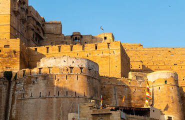 historic Jaisalmer Fort in Rajasthan, India - 753068869