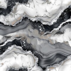 marble botticino seamless pattern , matte pattern  white, black, gray colour