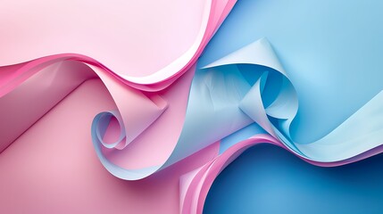Clear paper finished dynamic background in pink blue