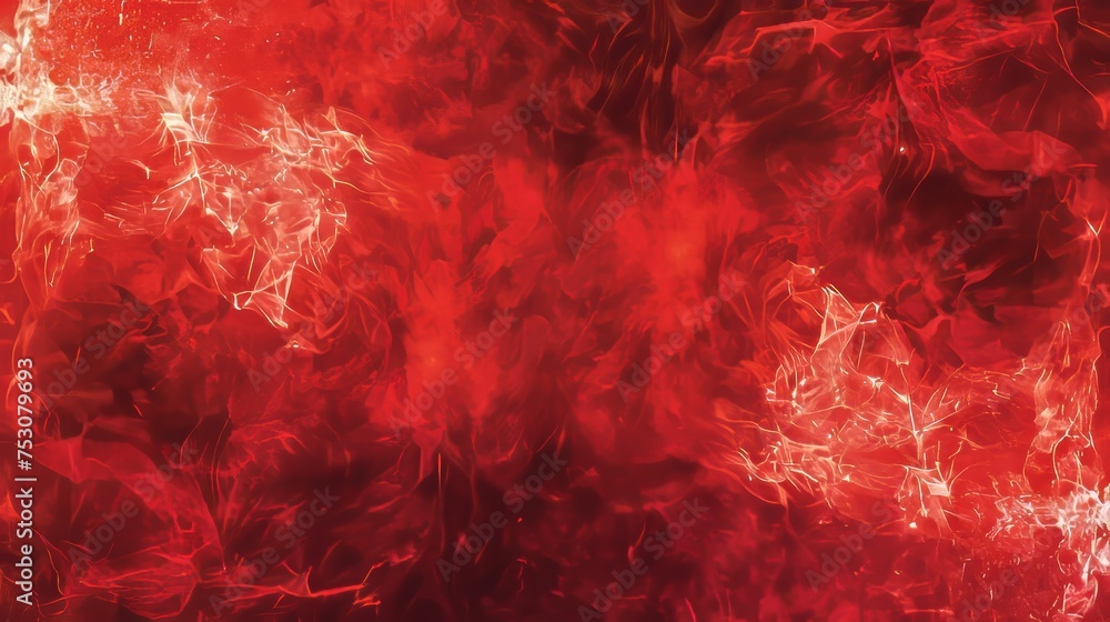 Aufkleber dynamic red smoky background with swirling patterns for graphic design and artistic projects.
