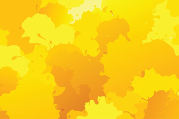 Yellow watercolor background for your design, watercolor background concept, vector