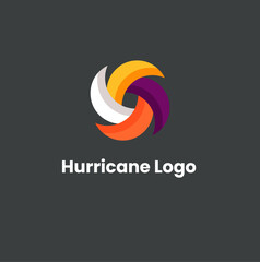 Hurricane logo vector