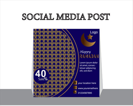 Ramadan spacial social media post.This is a gorgious design made for ramadan.