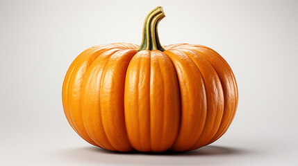 3d rendered photo of pumpkin on a white background, generative ai