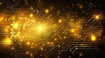 Futuristic 3d circle with circuit board on tech background, hi tech digital communication concept.