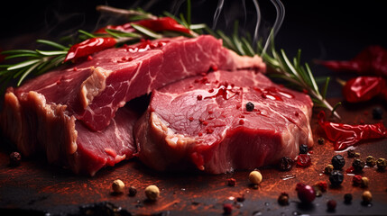 Raw Beef Ingredients for Crafting Steak.