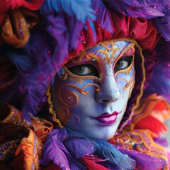 Elegant Venetian Mask