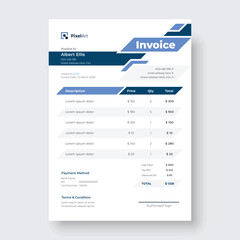 Modern business invoice template