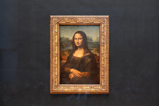  tableau de la joconde au mus&eacute;e du louvre &agrave; Paris
