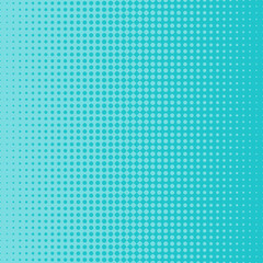 Linear Gradient Transition Halftone Blue Pattern