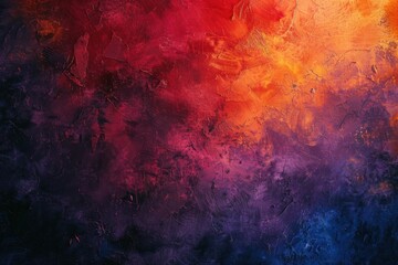 Dark grainy color gradient background, purple red orange blue black colors banner poster cover abstract design - obrazy, fototapety, plakaty