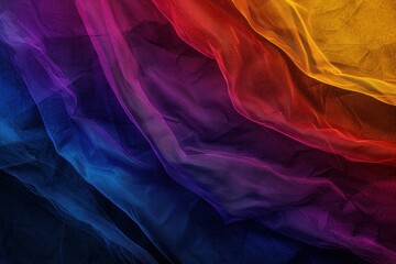 Dark grainy color gradient background, purple red orange blue black colors banner poster cover abstract design - obrazy, fototapety, plakaty