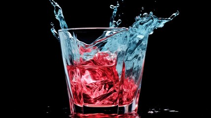 Water splash. Generative AI