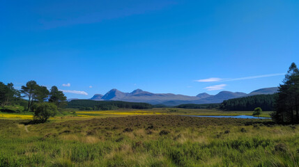Limitless Freedom: Scottish Highlands Skyline