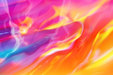 Obraz premium Neon colors flow, grainy texture effect, colorfull color gradient background blurred futuristic banner design