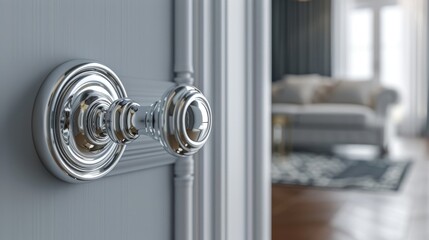 door handle and lock