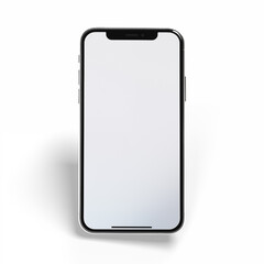 Elegant White Phone Mockup Digital Devices